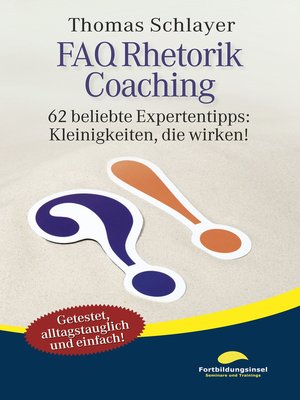 cover image of FAQ Rhetorik Coaching